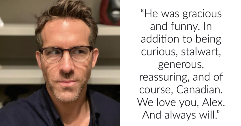 Ryan Reynolds Opens Up About His Last Conversation With Alex Trebek