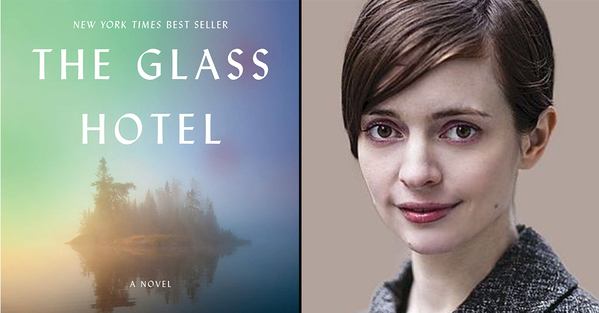 The best books of 2020 and all-time emily st. john mandel author photo next to the cover for the glass hotel