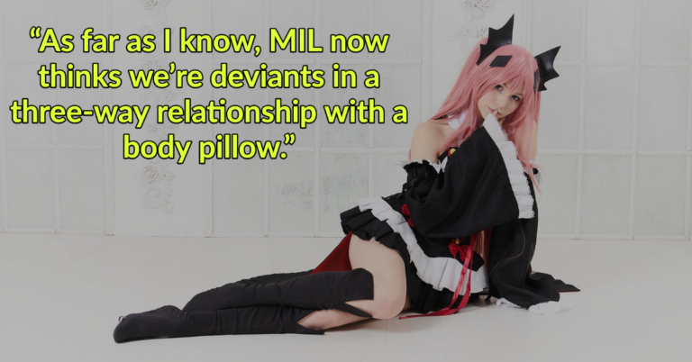 To Husband’s Embarrassment, Wife Refuses To Get Rid Of Anime Body Pillow