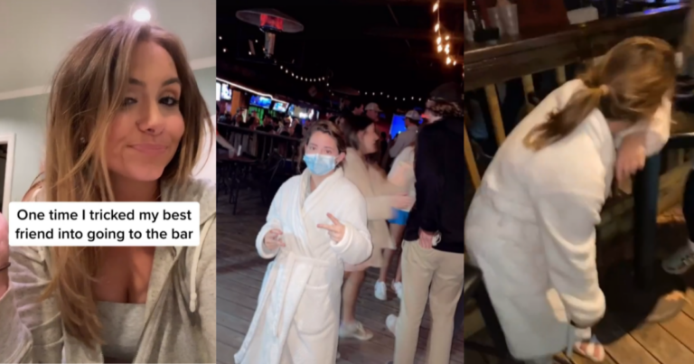 TikToker “Tricked” Friend into Going To Packed Bar During The Pandemic