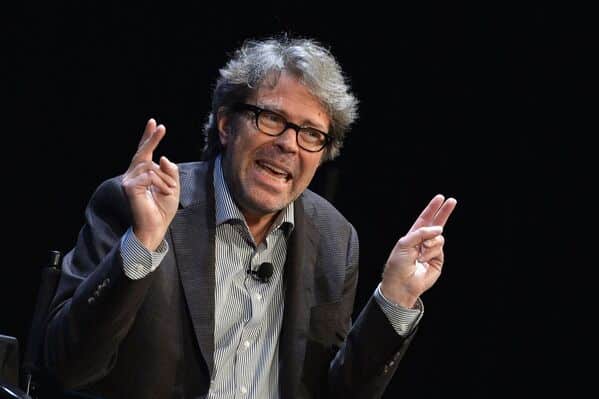 Celebrity weird facts, strange true stories about celebs, celeb facts that will make you rethink them forever, jonathan franzen holding up air quotes and talking