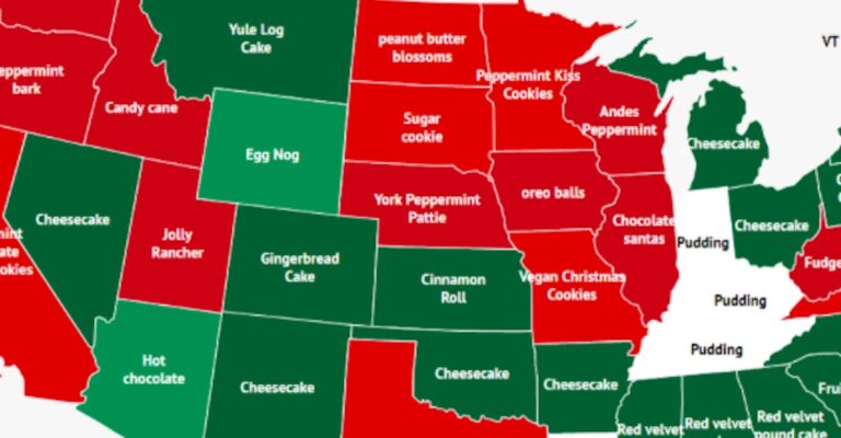 Here Are Everyone’s Favorite Christmas Treats State By State