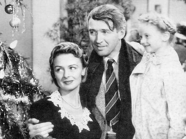 Christmas movie facts, fun holiday movie trivia, films, wonderful life black and white end shot