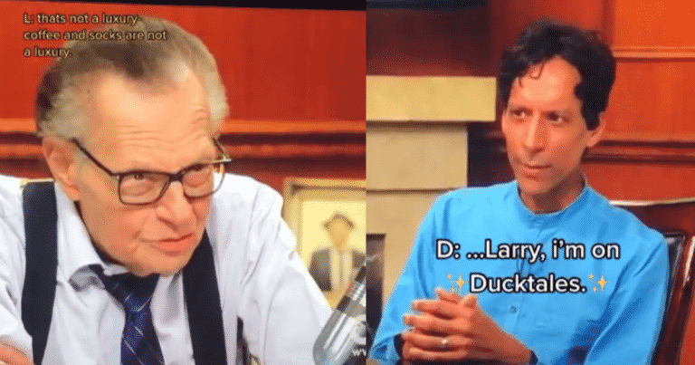 “Larry, I’m On ‘Duck Tales’“—Hilarious Clip Of Danny Pudi Schooling Larry King Goes Viral