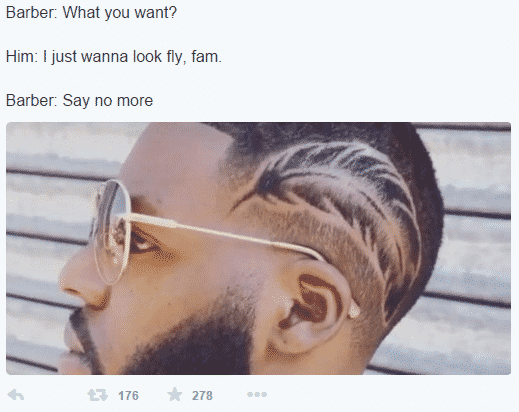 barber memes, say no more fam memes