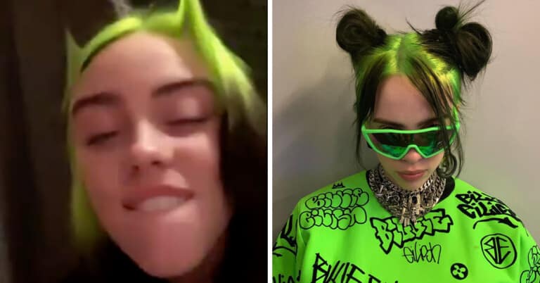 billie eilish hair
