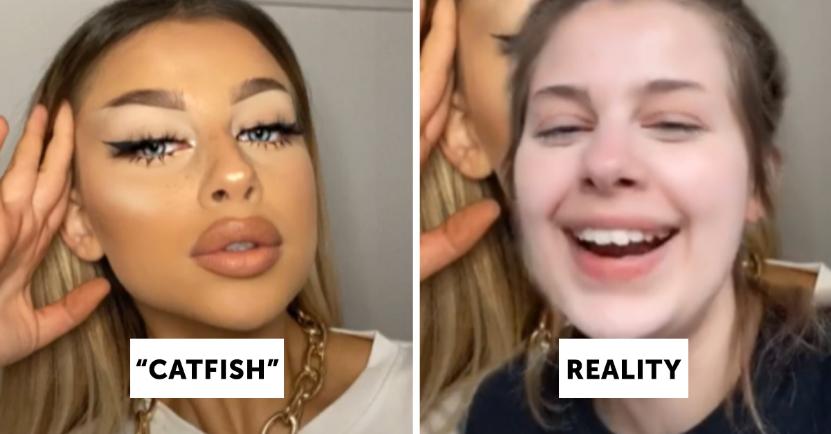 Catfishes” Share What They Look Like Without Makeup On TikTok