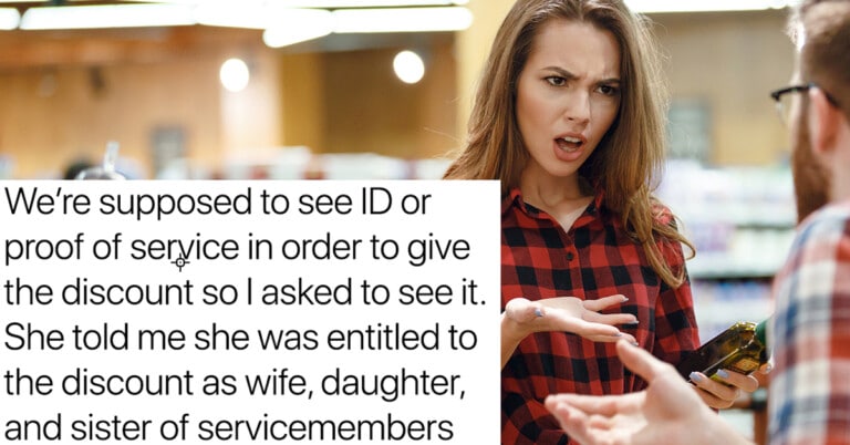 Retail Worker Asks AITA For Refusing To Give A Discount To A Military Spouse, Debate Erupts