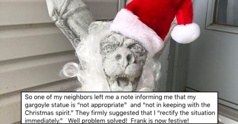 christmas 2020, frank the christmas gargoyle, frank the festive gargoyle, christmas gargoyle