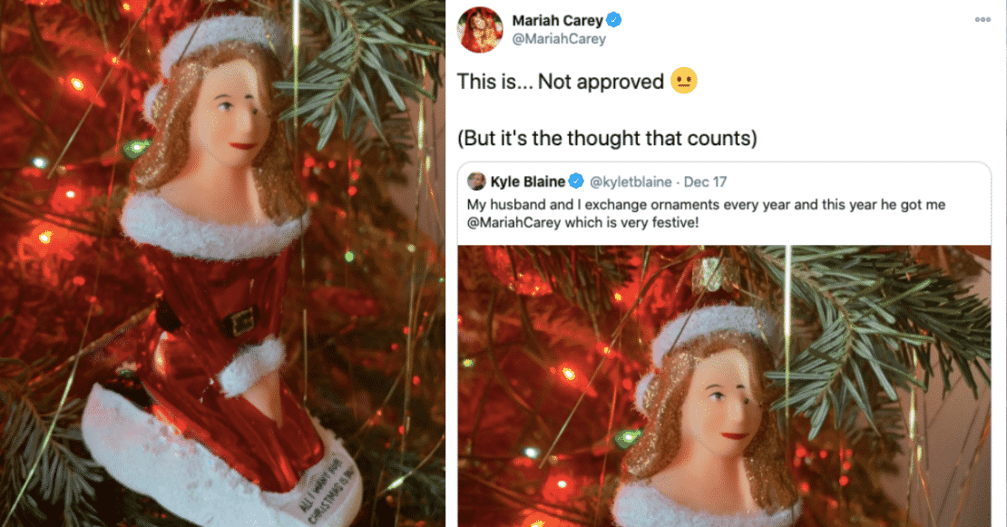 Mariah Carey Throws Shade On Ornament That's Supposed To Look Like Her ...