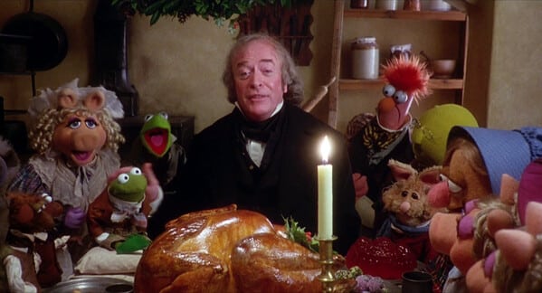 Christmas movie facts, fun holiday movie trivia, films, michael caine and the muppets in muppet christmas carol