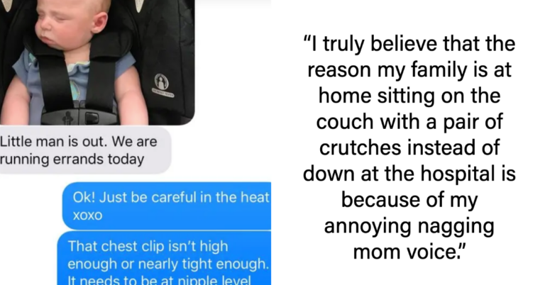 Mom’s Nagging Text Saves Baby From Being Injured In Car Accident