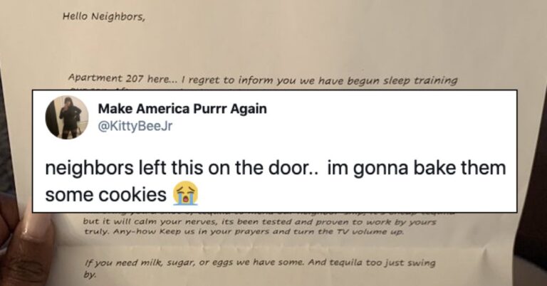 People Are Relating To This Parent’s Letter To Their Neighbors About Their Crying Newborn