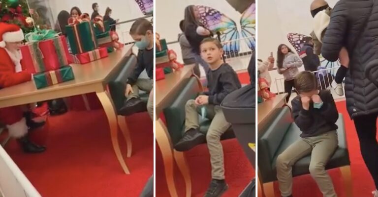 Mall Santa Tells Kid He Won’t Give Him A Nerf Gun And The Kid Loses It