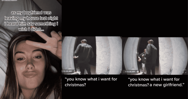 Doorbell Cam Catches Boyfriend Saying He Wants New Girlfriend For Christmas
