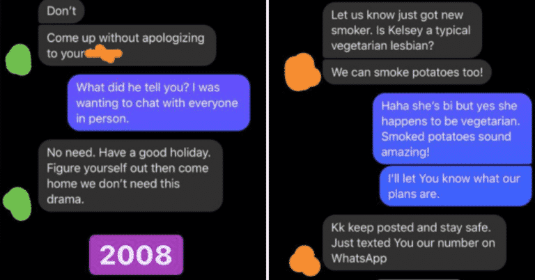 Queer Influencer Shares Family Texts Over A Decade To Show How People Can Change
