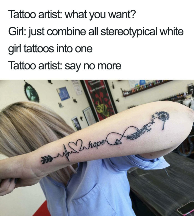 Funny  Awesome tattoo meme Support Tattoos  Piercings at   Flickr