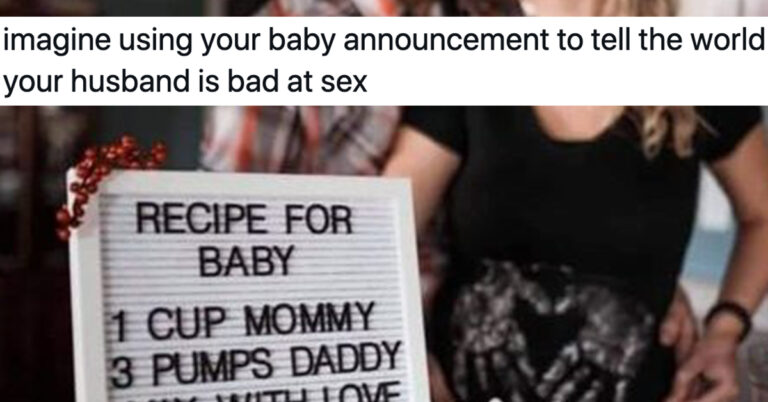 People Are Roasting This “3 Pumps Daddy” Pregnancy Announcement