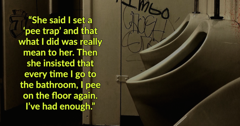 Man Sets “Pee Trap” To Show His Wife She Is Being Irrational About Bathroom Habits