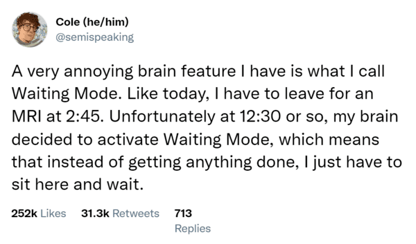 ADHD Meme - waiting mode