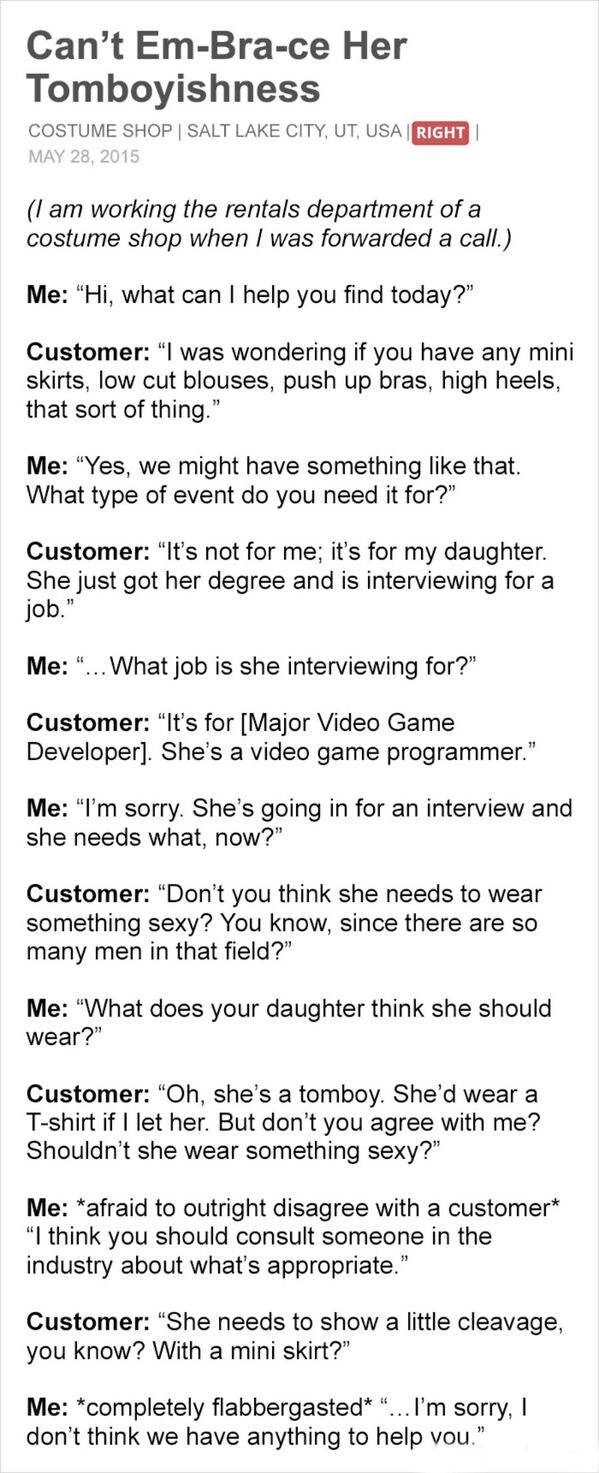 Not always right, stories from employees about rude customers, the customer is not always right, mean customers, retail