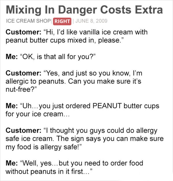 Not always right, stories from employees about rude customers, the customer is not always right, mean customers, retail