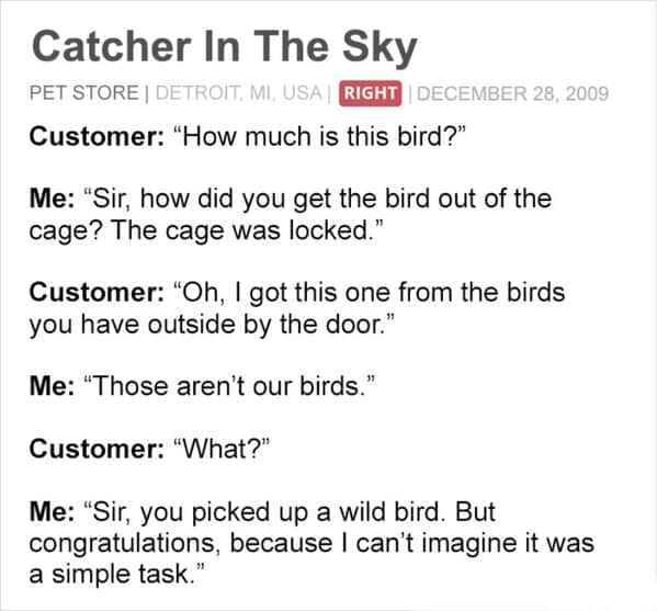 Not always right, stories from employees about rude customers, the customer is not always right, mean customers, retail