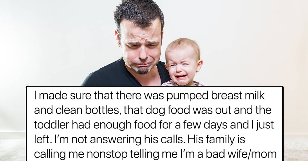Mom Asks "AITA" For "Walking Out" On Husband And Kids And Checking Into