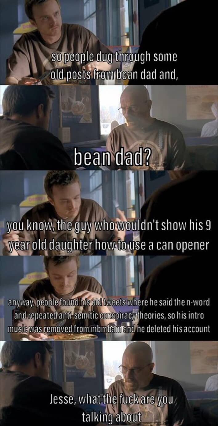 Explaining Bean Dad Via Funny Tweets About 2021's First Main Character