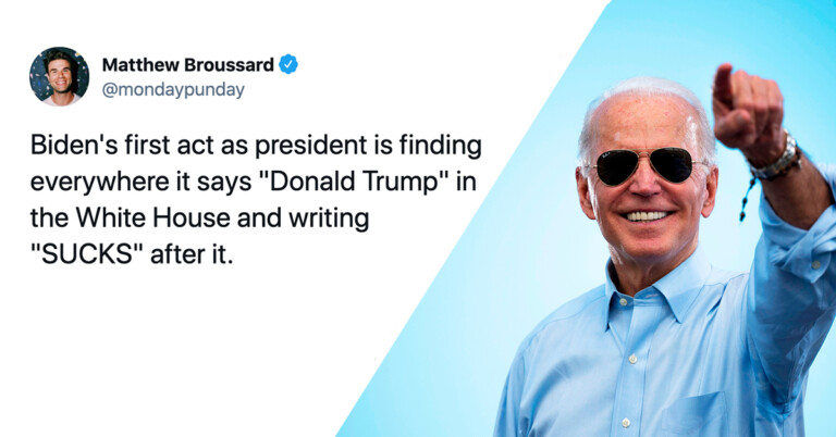 Here’s What Funny People Think Joe Biden’s First Act As President Should Be (24 Tweets)