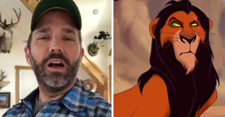 Don Jr. Roasted For Comparing Biden’s Win To Scar From “The Lion King” Taking Over Pride Rock