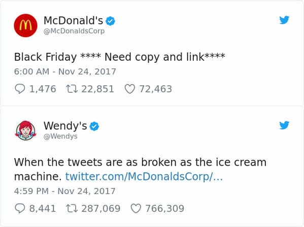 Brutal And Hilarious Roasts From The Wendys Twitter Account