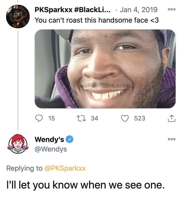 Funny Wendys tweet roasts, hilarious Wendys twitter account jokes, Wendys twitter memes, funny fast food accounts, funny roast memes