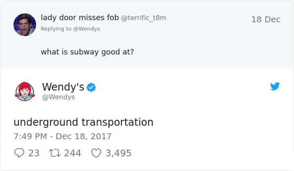 Funny Wendys tweet roasts, hilarious Wendys twitter account jokes, Wendys twitter memes, funny fast food accounts, funny roast memes