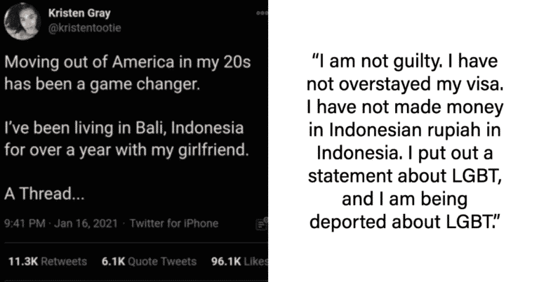 Influencer Brags About Her Life In Bali, Then Gets Deported Because Of It