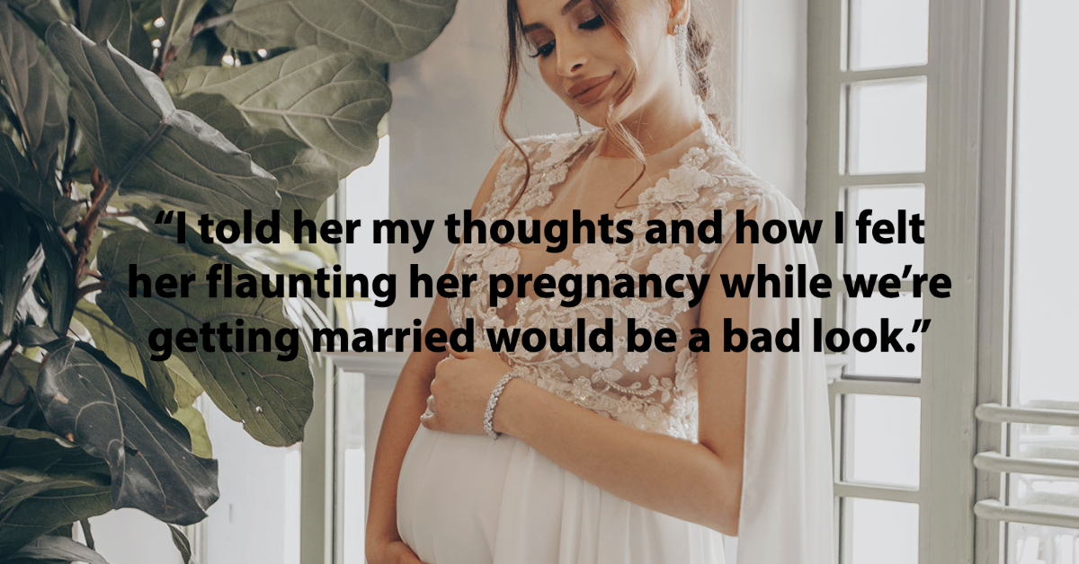 pregnant bride
