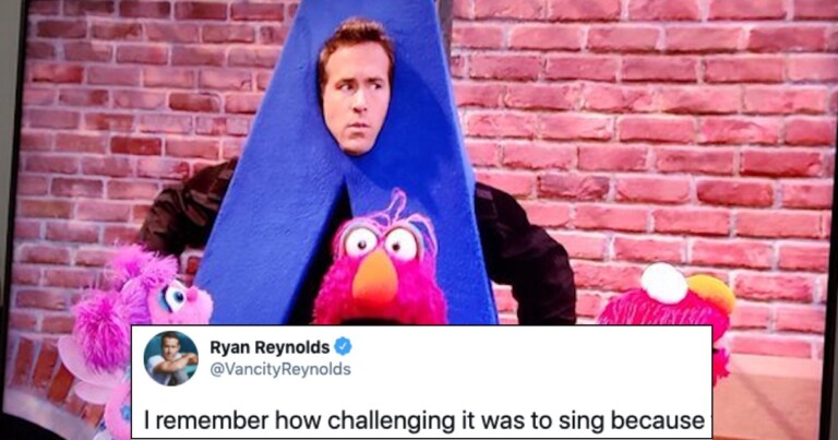 Ryan Reynolds Was On “Sesame Street” And He Has A Dirty Joke About It
