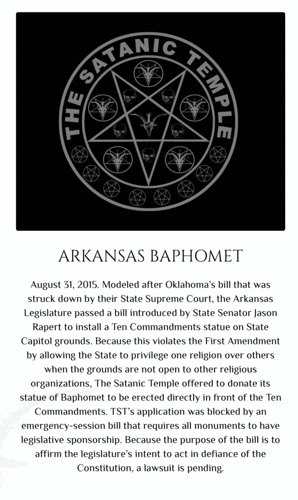The Satanic Temple, The satanists are the good guys, satanists helping their community, Church of satan