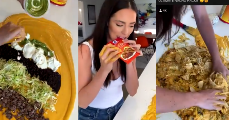 People Are Grossed Out By This Nasty Viral Video Of A Woman Making Nachos With Her Hands (15 Tweets)