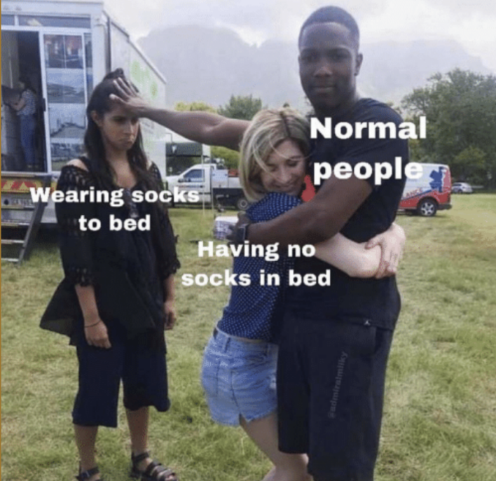 Wearing Socks To Bed Can Help You Fall Asleep Faster