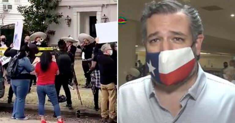 Someone Hired A Mariachi Band To Troll Ted Cruz’s House After Cancun Scandal (VIDEOS)