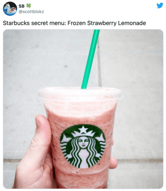 Starbucks Secret Menu Items You Can Order Like A Fancy Little Betch