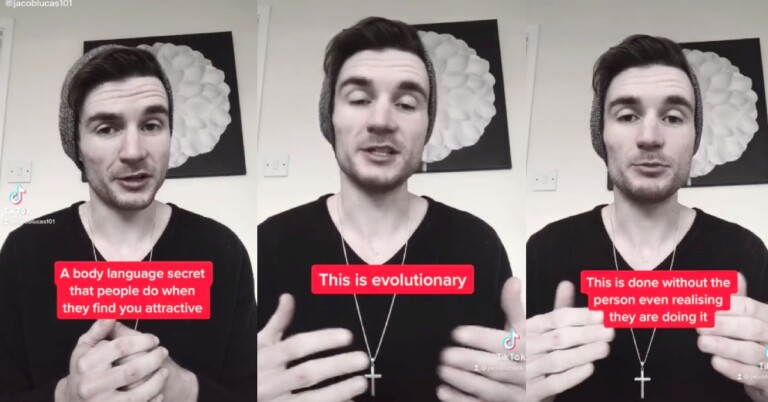 Dating Coach Shares Evolutionary “Body Language Secret” Someone Is Attracted To You