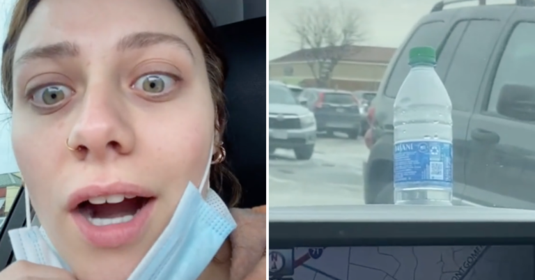 Woman Films Creepy Guy Putting A Water Bottle On Her Car And Other TikTokers Say It’s A Kidnapping Ploy