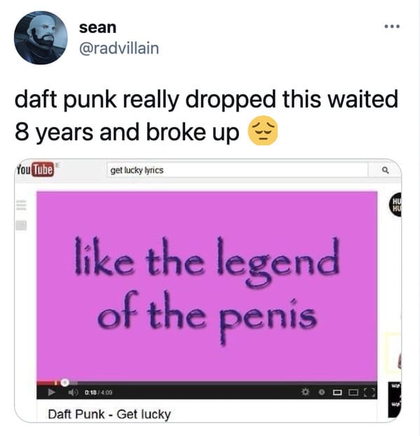 Daft Punk splitting up reactions, funny tweets about Daft Punk, electronic music, EDM, RIP Daft Punk, tributes, band, music, funny jokes about robots