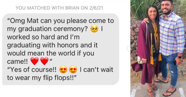 Guy Gets Roasted By Tinder Match Over His Flip Flops And Twitter Joined In