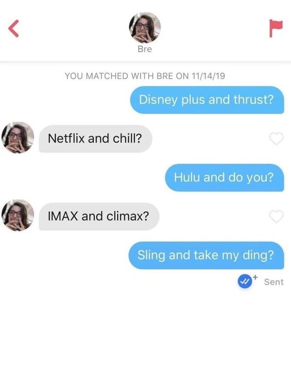 Netflix and Chill, funny Netflix and chill memes, unwholesome memes, Disney plus and thrust, streaming service, jokes about hooking up, what does Netflix and chill mean, funny tweets