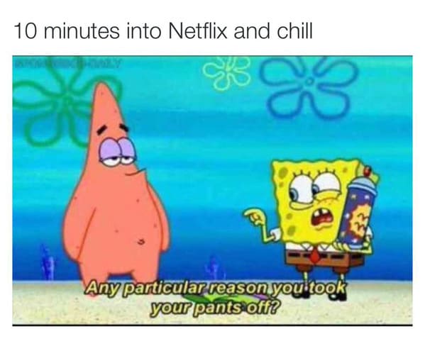 netflix and chill meme