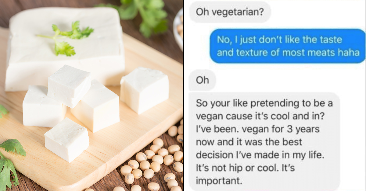 Vegan Roasts Non-Vegan For Eating Tofu, Calls It “Appropriation”