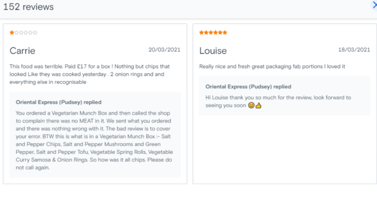 Chinese Restaurant Owner Gives Hilarious Responses To Bad Reviews